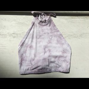boho tie dye halter top
